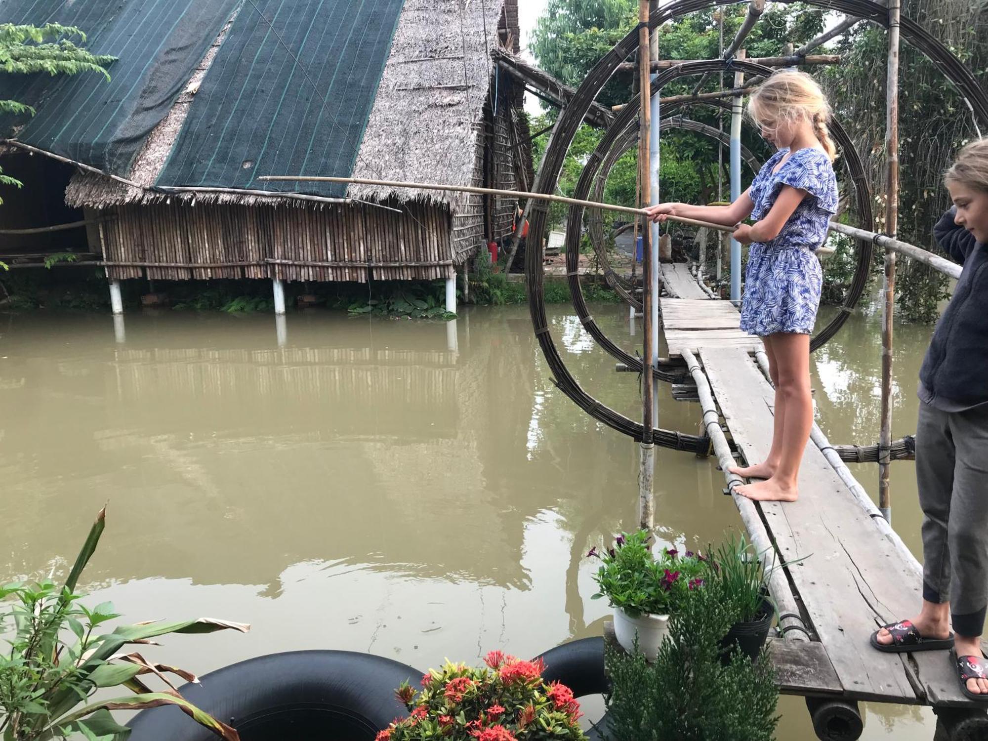 Maison En Bambou Phong-Le Vent Sa Dec Exteriör bild