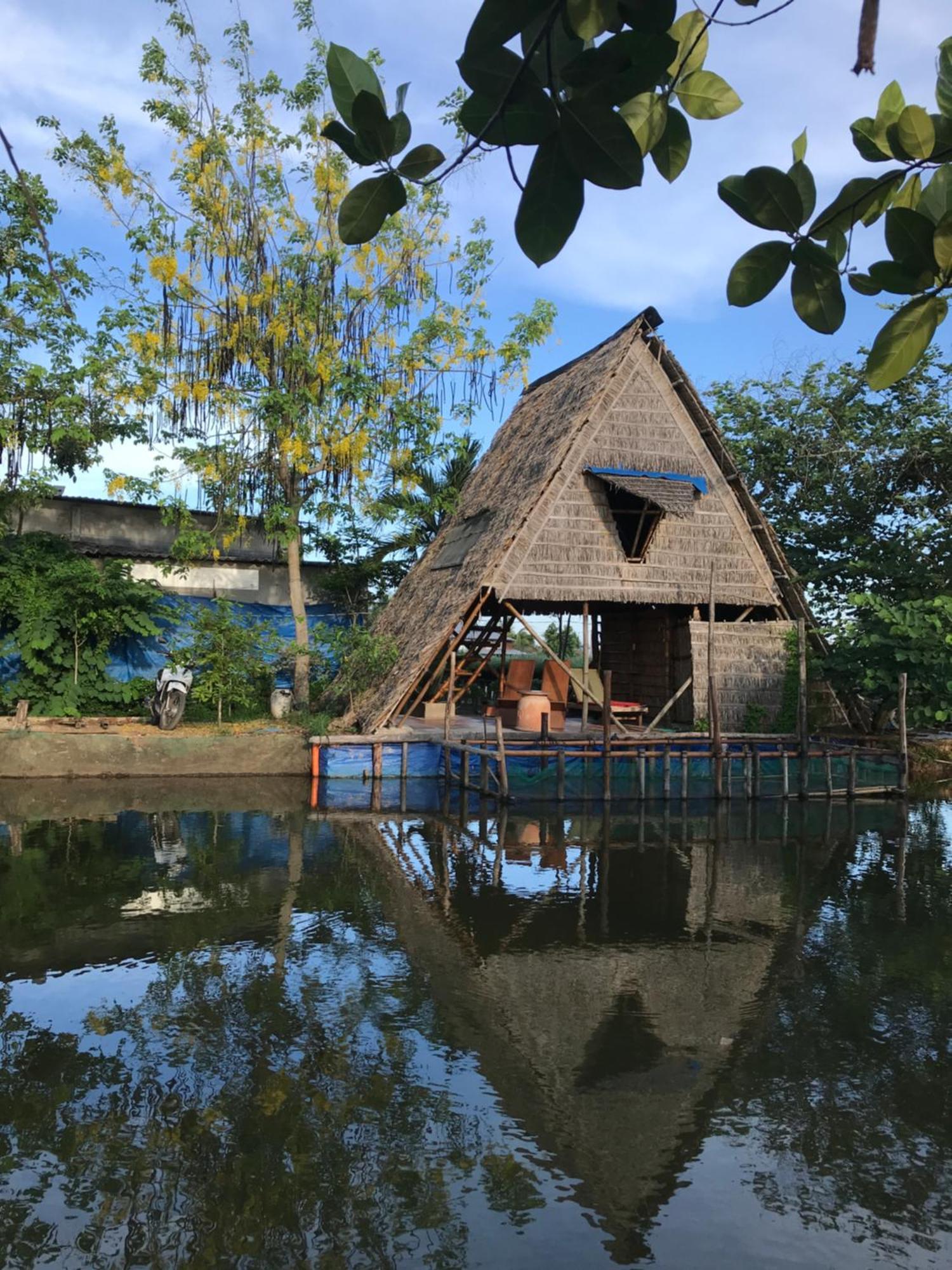 Maison En Bambou Phong-Le Vent Sa Dec Exteriör bild